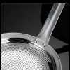 304 Stainless Steel Foam Separator And Oil Filter Spoon （12cm） For Household Kitchen Soup Cooking, Skimming, Anti-Scalding And Foam Removal, And A Leaky Spoon