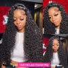 Creative Fashion Front Lace Black Long Curly Hair
