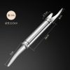 304 Stainless Steel Shrimp Opener (430 Multi-purpose Shrimp), Double-Head Shrimp Line Knife, Shrimp Line Cleaning Knife, Fish Belly Cutting Knife, Shrimp Opening Knife, Shrimp Peeling Machine