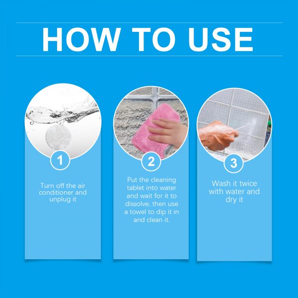 Jakehoe Air Conditioning Cleaning Sheet, Home Air Conditioning Screen Hanging Machine Deep Cleaning Machine To Remove Dust Odor
