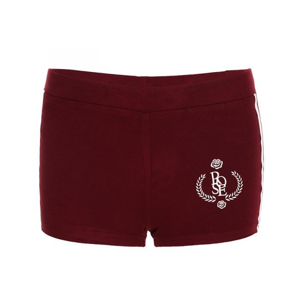 Letter printed fitness yoga shorts