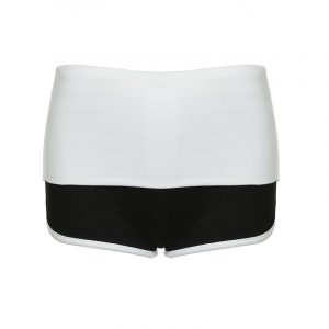 Sporty style contrasting color spicy girl low waist shorts