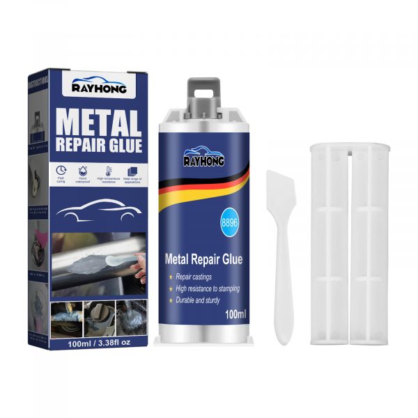 Rayhong Metal Casting Adhesive (100ml) High-Temperature Resistant Welding Adhesive, A Strong Electric Welding Adhesive For Metal Castings With Sand Holes, Gas Holes And Cracks
