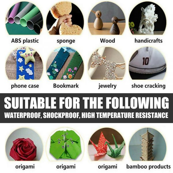 Jaysuing Multi-Functional Bonding Glue Repair Tile Leather Wood Repair Manual Diy Quick Drying Adhesive
