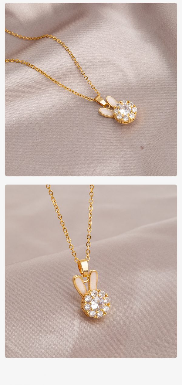 Necklace,stainless Steel,with Rolling Rabbit,Only Self-pickup Is Supported, And The Displayed Prices Are All Self-pickup Prices