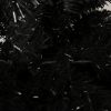 7.5 Ft. Black Slender Artificial Christmas Tree Including Collapsible Metal Stand