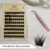 3D Self-adhesive False Eyelashes 8 Rows -Small Tweezer Tool