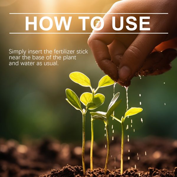 Plant Nutrition Bar, Slow-Release Nutrition For Domestic Flowers And Green Plants Growing In Potted Plants