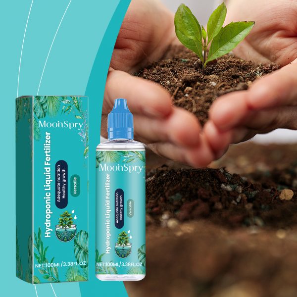 MoonSpry Hydroponic Liquid Fertilizer Lawn Green Leaf Growth Nutrient Solution Plant Concentrate Fertilizer Supplement