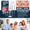 EELHOE Denture Decorative Teether Set, Halloween Vampire Makeup Dress Up Fake Tooth Glue Teeth Props