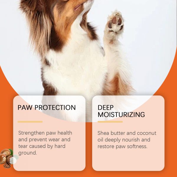 Yegbong Dog Paw Cream Pet Paw Moisturizing Foot Cream Dog Foot Moisturizing Nose Care Cream