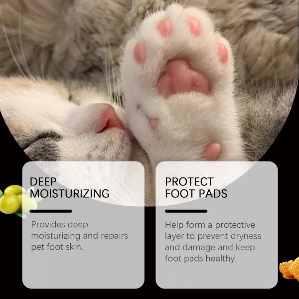 Yegbong Cat And Dog Paw Ball Cream Moisturizing Paw Care Pet Foot Moistening Anti-Cracking Soft Foot Paw Care Cream