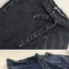 Fringed jeans