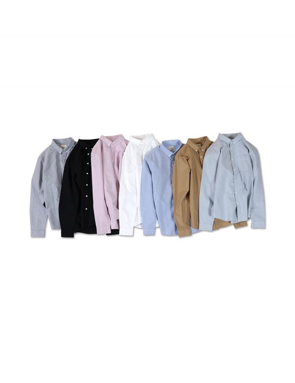 Spring New Cotton Shirt Men's Bottoming Oxford Shirt