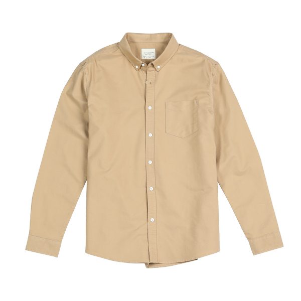 Spring New Cotton Shirt Men's Bottoming Oxford Shirt