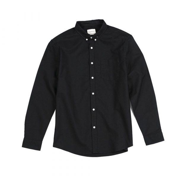 Spring New Cotton Shirt Men's Bottoming Oxford Shirt
