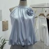 Off shoulder neck vest for women