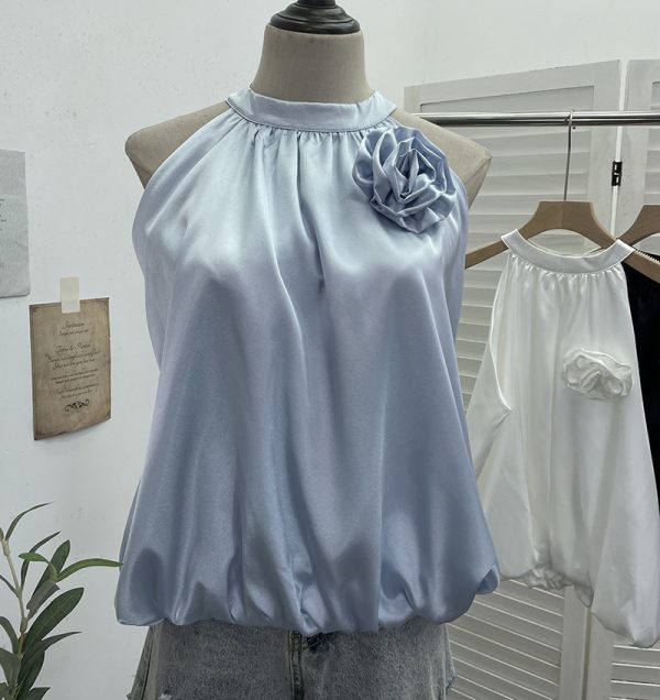 Off shoulder neck vest for women