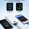 With AC Socket For Fast Charging, It Comes With A Dual-wire Digital Display Power Bank