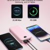 With AC Socket For Fast Charging, It Comes With A Dual-wire Digital Display Power Bank