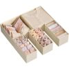 Dresser Drawer Organizers – Fabric Bins & Dividers: For Closet Storage, Clothing, Socks, Underwear