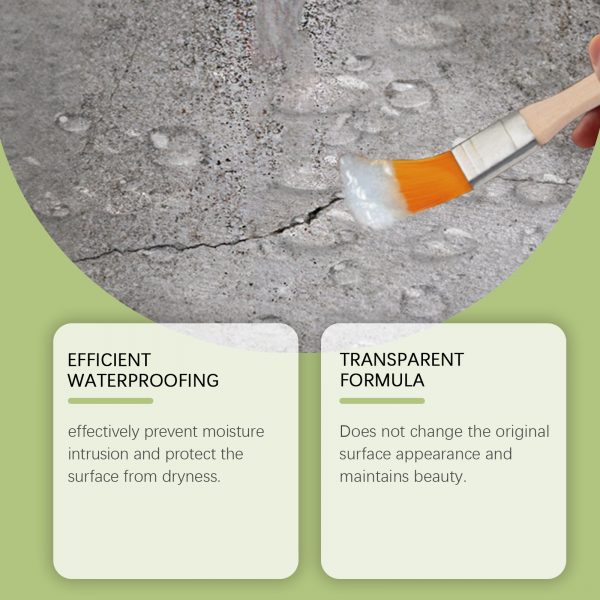 Jakehoe Invisible Waterproof Sealant Waterproof Invisible Glue Seals Household Smash Free Brick Waterproof Paint