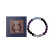 Purple Glass Bracelet, Glass Crystal Personality Fashion Decorative Clothing Accessories Hand Beaded Bracelet