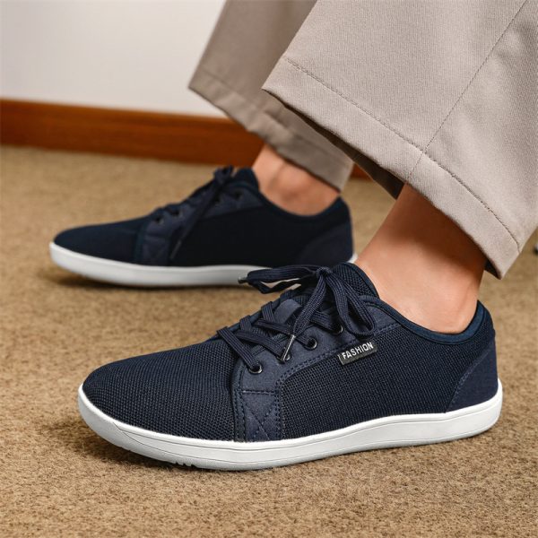 Wide Head Barefoot Shoes for Men and Women, Large Size 48, Casual Sports Shoes, Summer Breathable Mesh Shoes for Men
