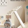 Rotating Handheld Blind Box Display Rack Transparent Labubu Plush Doll Storage Case Dust Cover