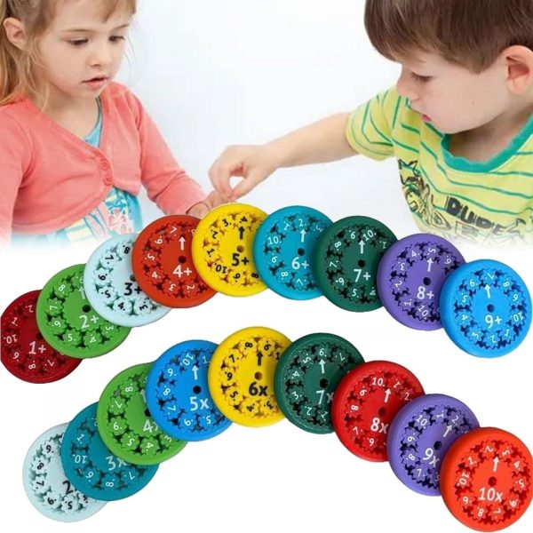 MATH FIDGET SPINNERS 9-piece math fidget spinner teaching enlightenment toy