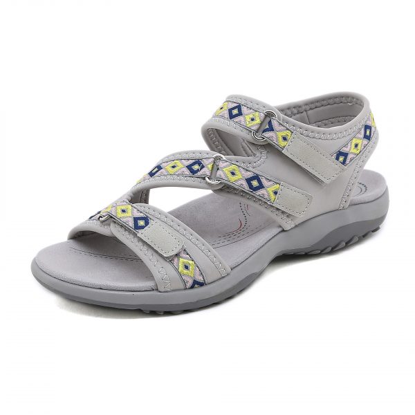 Sports sandals with printed Velcro plus size women's shoes