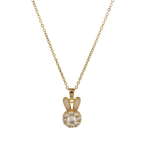 Necklace,stainless Steel,with Rolling Rabbit,Only Self-pickup Is Supported, And The Displayed Prices Are All Self-pickup Prices