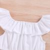 Summer No Hooded Suit Solid Cotton Children Clothing