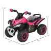 Toddler Push Car Foot-to-Floor 4 Wheels Music Light For Kids 18-36 Months