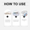 Jue-Fish White Shoe Foam Cleaner Cleans And Removes Stains And Brightens Multi-Functional Shoe Polish Foam Cleaner