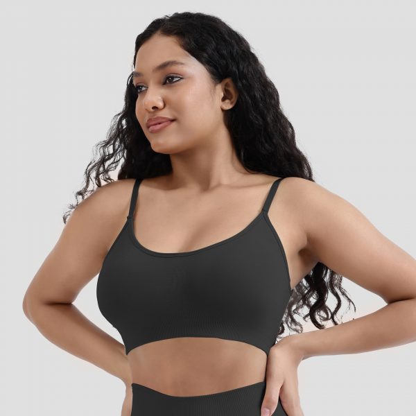 One-Piece Tank Bra Without Gathered Side Large Size Breast Minimizer Women's Underwear