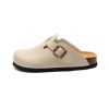 Baotou round headed flat bottomed slippers with shallow mouth
