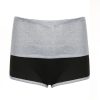 Sporty style contrasting color spicy girl low waist shorts
