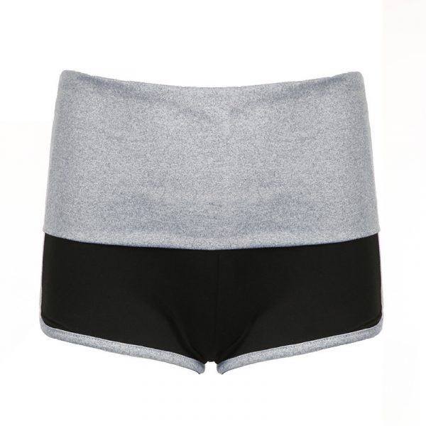 Sporty style contrasting color spicy girl low waist shorts