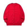 Style Solid Color Cardigan Sweater for Both Men and Women