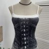 Cowboy print camisole sleeveless top