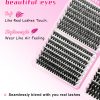 3D False Eyelashes, Multi-layered, Realistic, Soft And Comfortable, Natural Nude Makeup