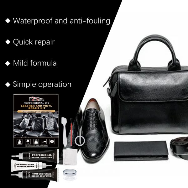 Homonth Car Leather Seat Repair Kit Furniture Sofa Seat Car Interior Repair Maintenance