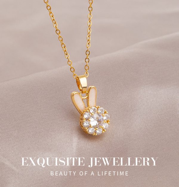 Necklace,stainless Steel,with Rolling Rabbit,Only Self-pickup Is Supported, And The Displayed Prices Are All Self-pickup Prices