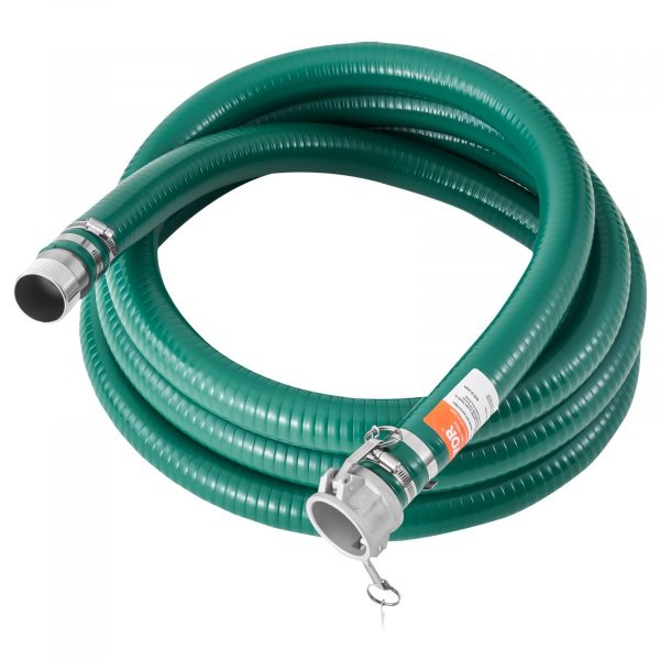 Suction Hose Kit For WaterPump 2 In X 20 Ft Green 50 Ft Blue Hoses