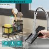 Stainless Steel Sponge Holder, Sink Scouring Pad Draining Rack, Multi-functional Countertop Dishcloth Storage Rack, Kitchen Supplies
