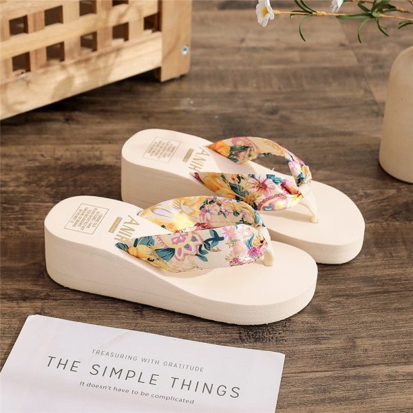 Cross-border European and American Style Women's Sandals New Fashionable Outdoor Wear Small Size Height-increasing Flat Heel Thick Sole Sandals Summer