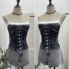 Cowboy print camisole sleeveless top