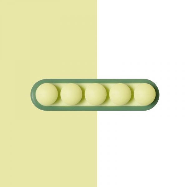 Desktop wall self-adhesive wire winding device cartoon pea wire fixing device