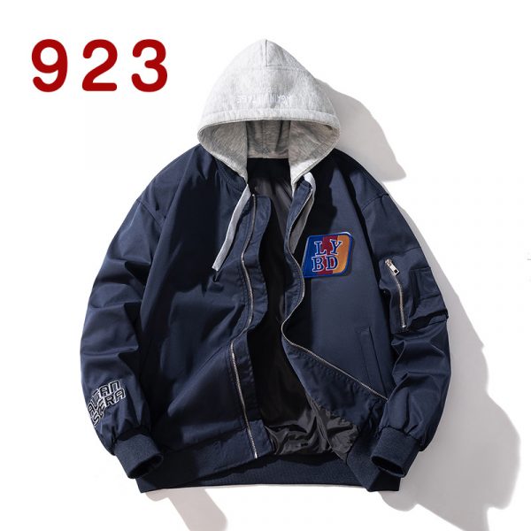 Autumn and Winter American Casual Embroidered Cotton Jacket for Men and Women, Loose Thick Baseball Padded Coat Trendy Outerwear